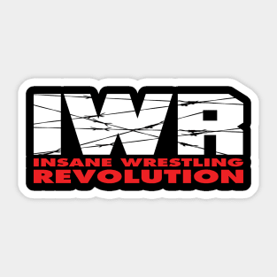 IWR Red ECW Logo Sticker